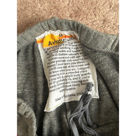 Aviator Nation Gray Hoodie with Rainbow Accents - Picture 9 of 12